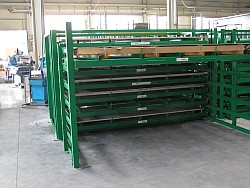 Regał do przechowywania blach