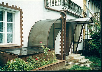 Zadaszenie dojazdu do garażu