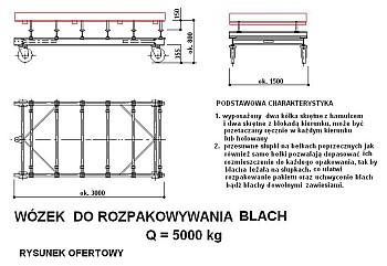 Wózek 5 ton